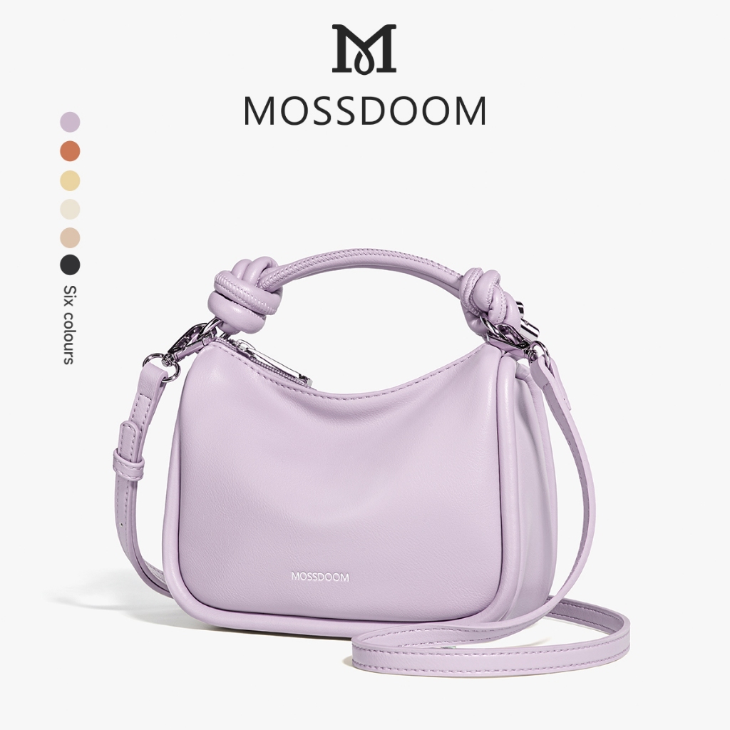 MOSSDOOM Tas Selempang Bruna Bag Berdesain Modis Cantik Tas Wanita Ceruk Warna Solid