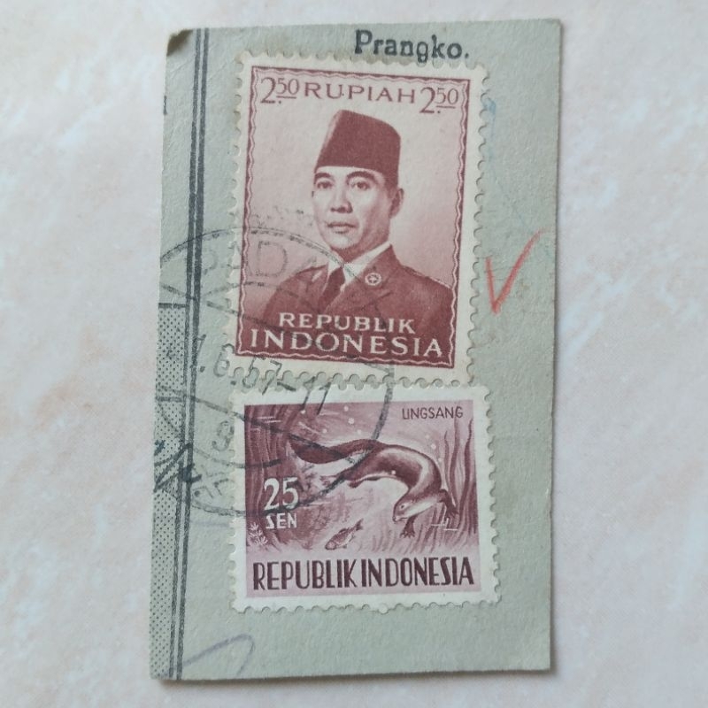 

Perangko Prangko 2 Pcs 1951-1956 Cap Pos Bagus PADANG - YN1962