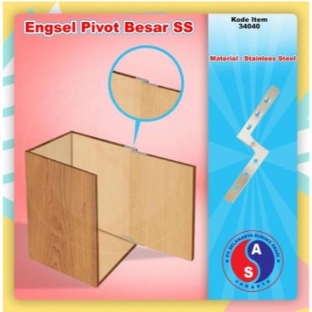 ENGSEL PIVOT LEMARI STAINLES lemari / loker KAYU