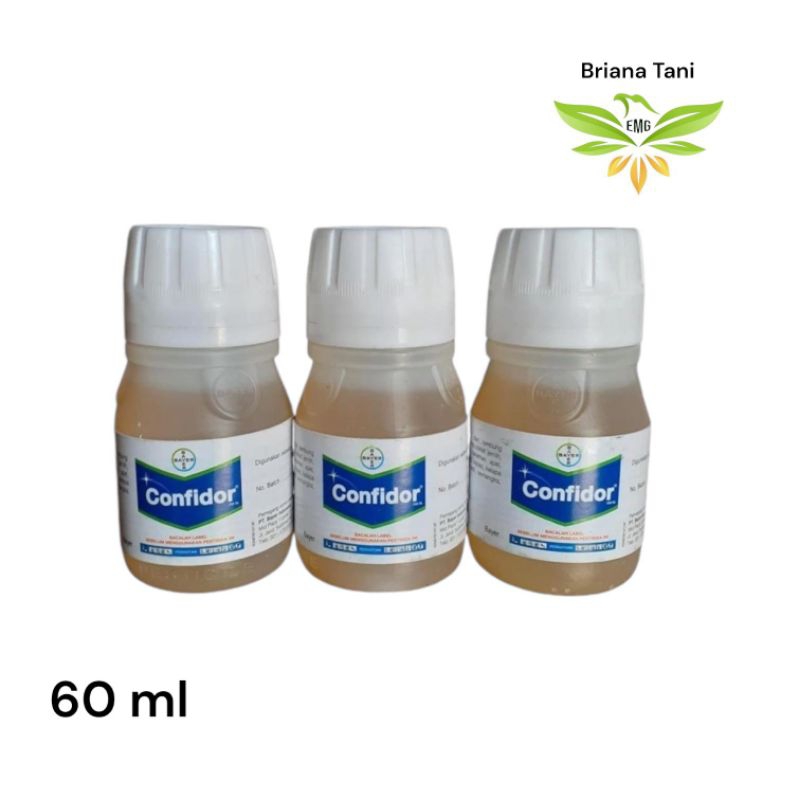 ￼Confidor Cair 60ml Insektisida Imidakloprid 200g/l Basmi Wereng Padi Bayer Avidor Besvidor Dagger