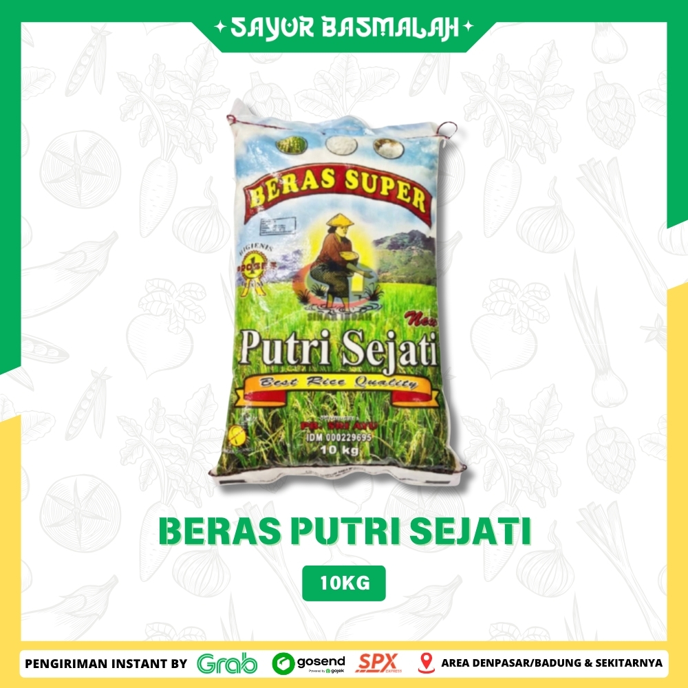 

Beras Putri Sejati 10kg - Sayur Basmalah