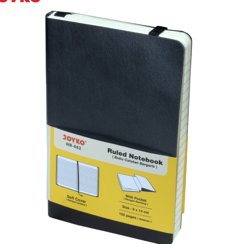 

Bonus JOYKO NOTEBOOK DIARY A6 RULED SOFT COVER BUKU CATATAN GARIS AGENDA JURNAL A6 JOYKO KECIL KULIT NOTE GARIS NB662
