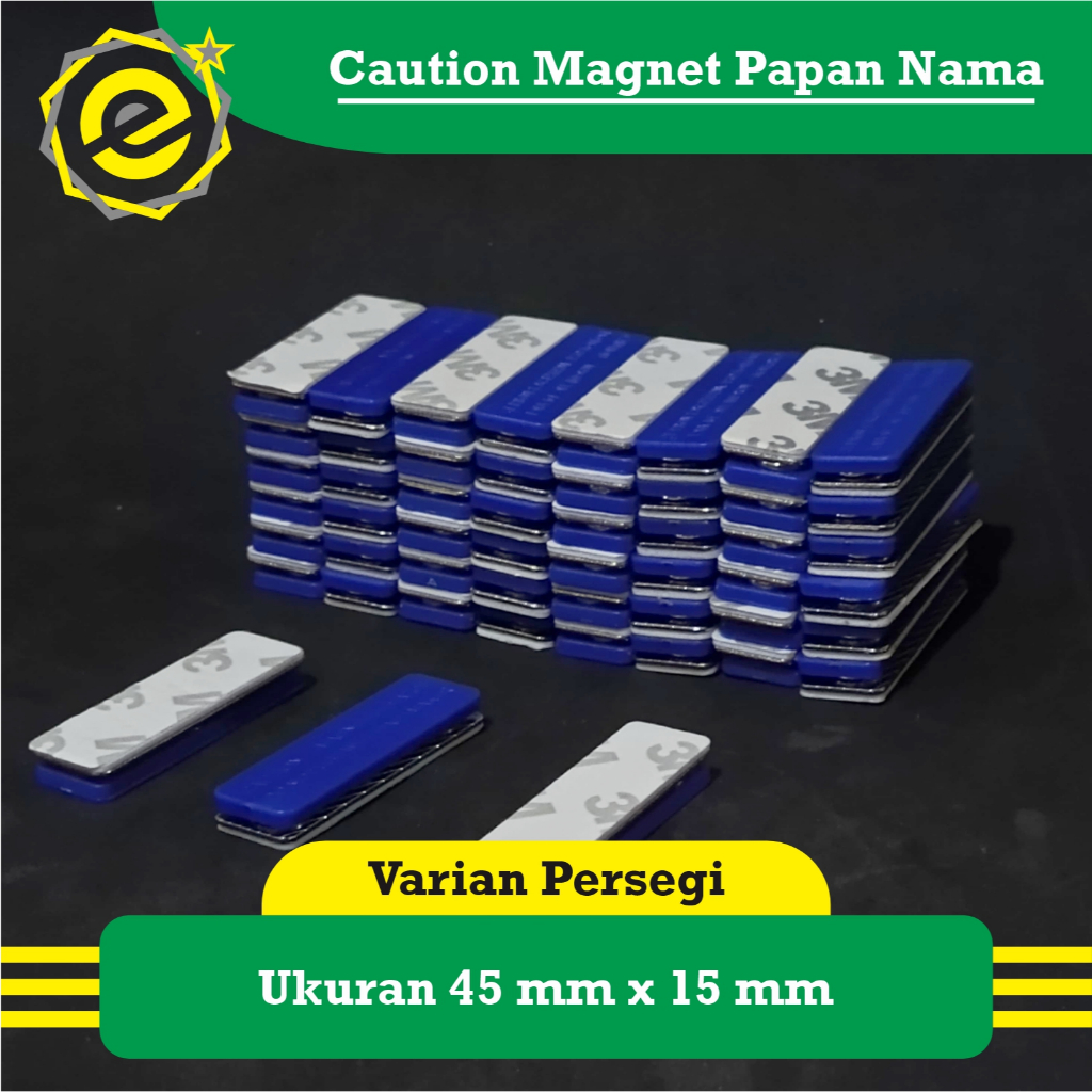 

Magnet Name Tag Papan Nama Caution Premium