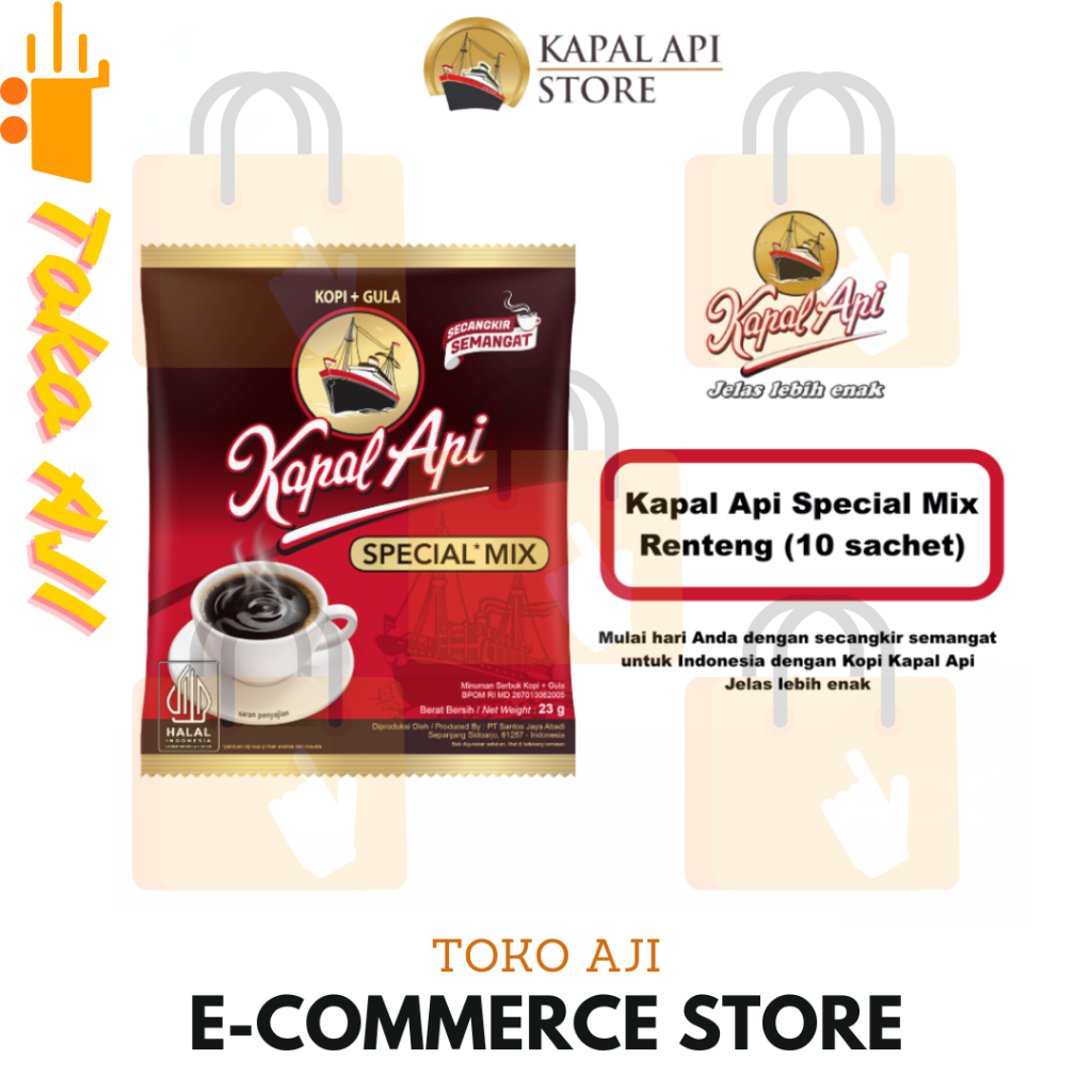 

Kopi KAPAL API 1 RCG x ( 10 sachet ) - 10x23gr=230gr