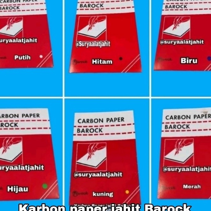 

KI3 Karbon Paper Jahit Barock 1pak5lbr 2pak