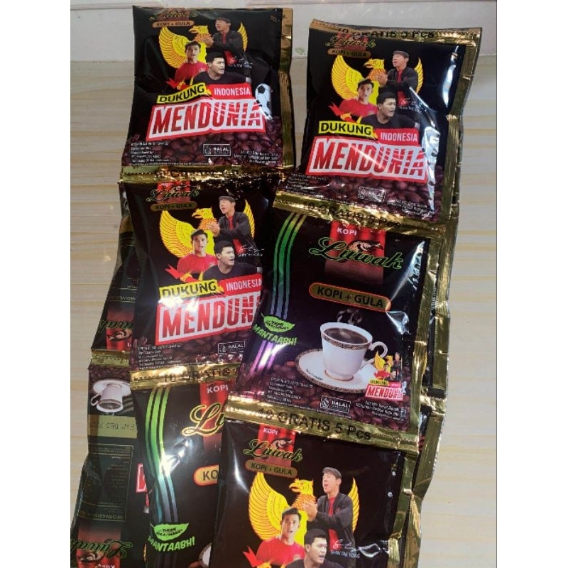 

BEST SELLER- KOPI LUWAK HITAM (KOPI + GULA) 25gr 1 Renteng Isi 15