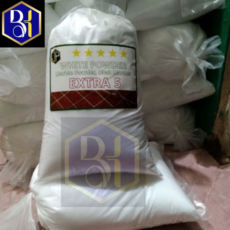 White Powder Extra 5/Osasir/Obat Poles kristalisasi Marmer,Granit - 1kg