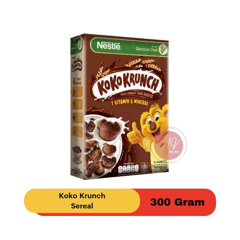 

Nestle Koko Krunch 300gr Sereal Koko Krunch Rasa Coklat