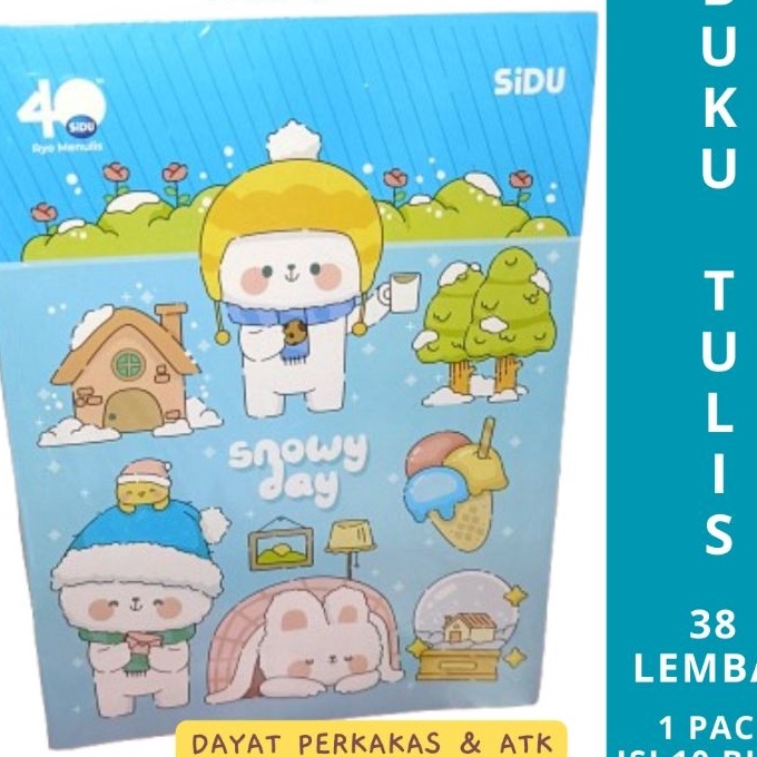 

Limit SIDU BUKU TULIS 38 LEMBAR 1 PACK ISI 1 BUKU