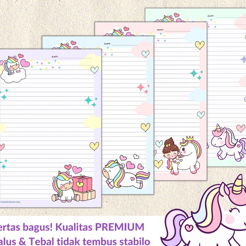 

Promo UNICORN little Pony Loose leaf Isi Kes File binder A5B5 Tebal Refill Map Binder Grid Dotted Blank Garis Kotak Titik Polos Color Warna Lucu CHESTER LIVING