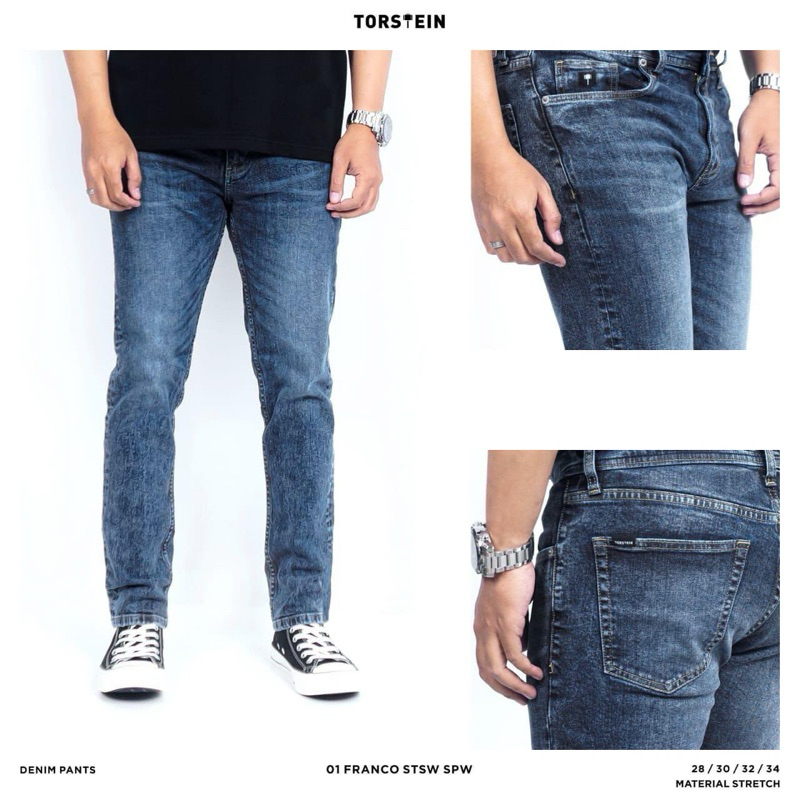 celana jeans torstein original soft jeans slim fit