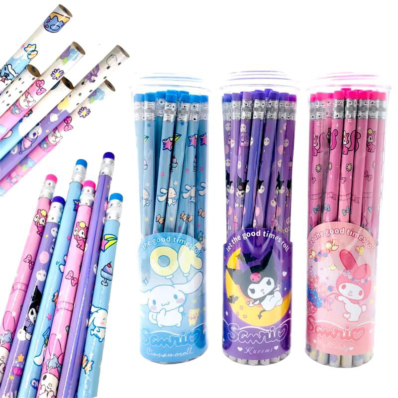 

DAPAT 1 TABUNG) PENSIL TABUNG YB-009 Sanrio Kuromi Cinnnamoroll My Melody