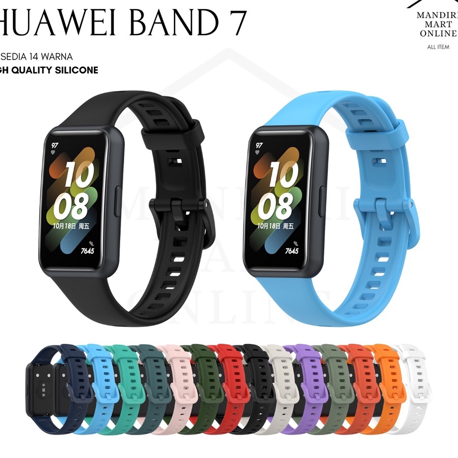 Strap Huawei Band 7 Tali Pengganti Huawei Band 7 Strap Warna Polos Solid