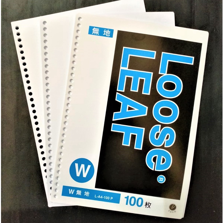 

Terbatas KES BINDER A4 3 LUBANG 1 LBR POLOS LOOSE LEAF TIDAK BERGARIS REFILL ISI ULANG