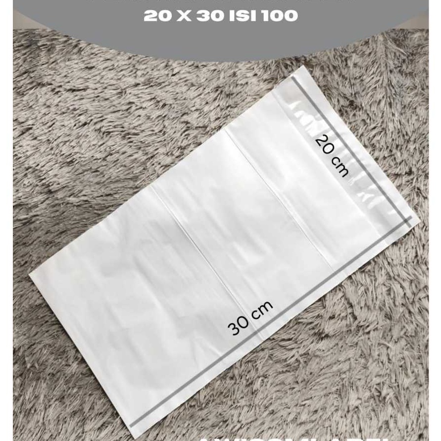 

Hemat 2x3 POLYMAILER PUTIH Plastik Packing ukuran 2 x 3 cm isi 1