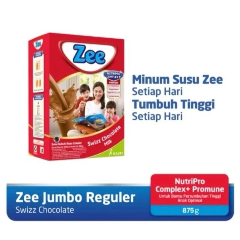 

ZEE REGULER JUMBO RASA VANILA / COKELAT 875gr