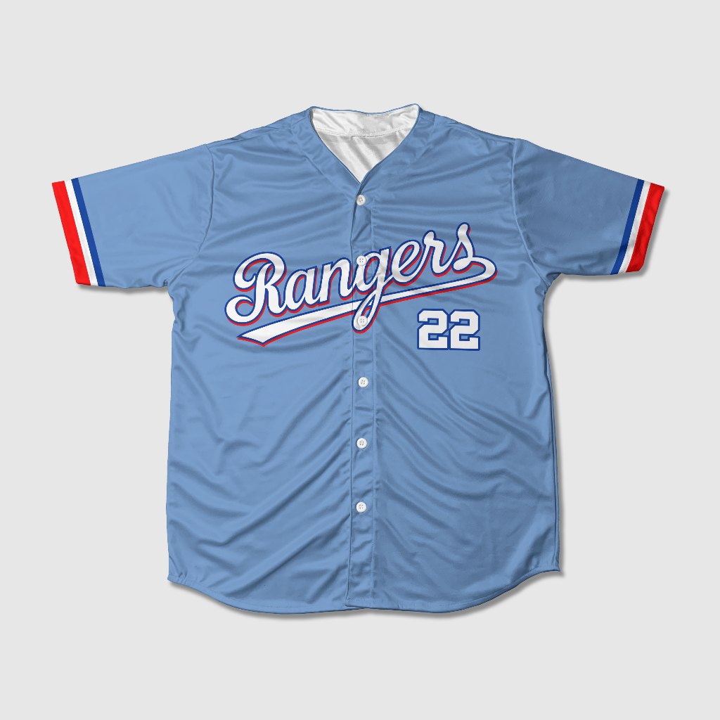 Kaos Baju Dewasa Jersey Baseball RANGERS KBO DOOSAN BEARS Full Print | Bisa Custom