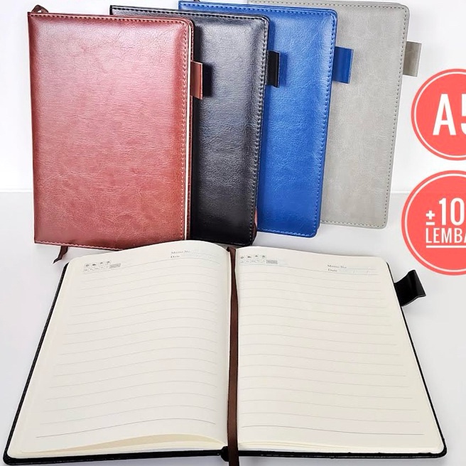 

HJ6 AG 36 Buku Agenda Leather Cover Notebook Buku Catatan Sampul Kulit A5 1 Lembar Desain Elegan notebook notesbook buku an buku catatan Buku Agenda Polos Custom buku souvenir si