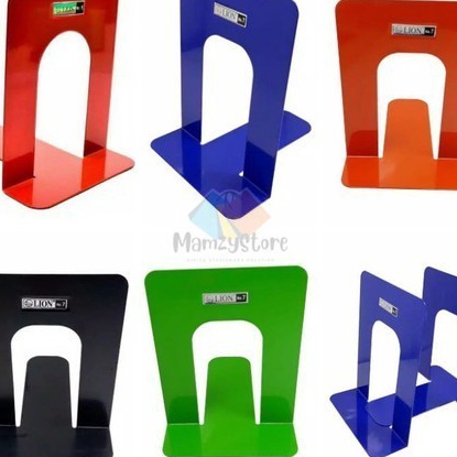 

KP8 Penyangga Buku Standard Book Besi Merk Lion No 7 PEMBATAS BUKU BESI BOOK END LION NO 7