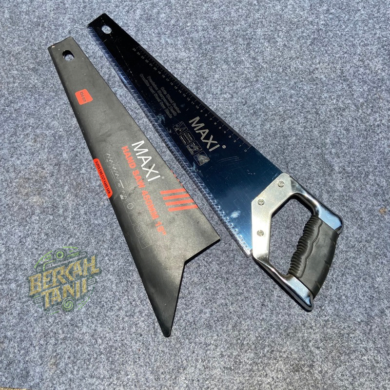 Gergaji Kayu Tangan Manual 18 Inch 45 Cm Siap Pakai Sudah Tajam Handsaw
