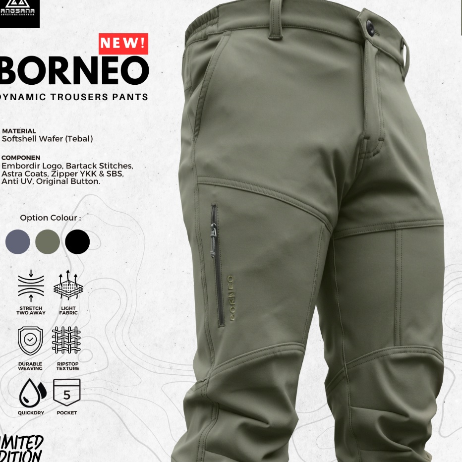 Pilihan Celana Outdoor Angsana Original seri Borneo