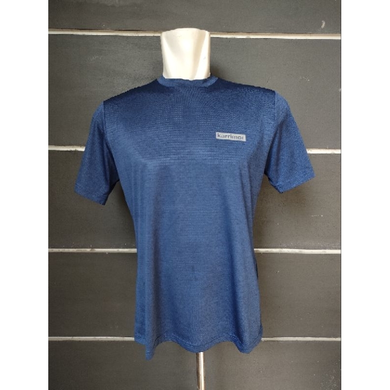 T-shirt Kaos olahraga Karrimor biru