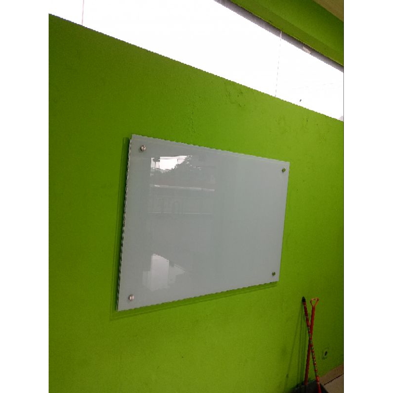

papan tulis kaca glassboard 120x90 5mm