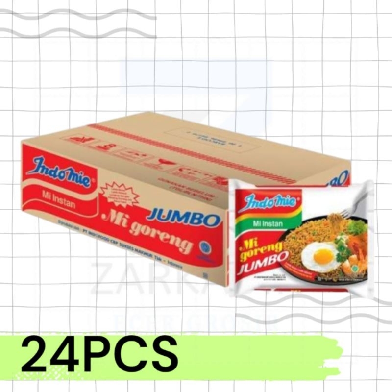 

(24PCS) Indomie Jumbo Goreng FREE BUBBLEWARP