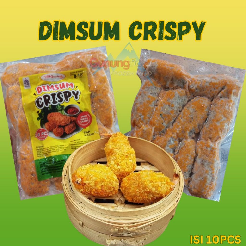 

KLAWING DIMSUM CRISPY BUBBLE CRUMB ISI 10PCS