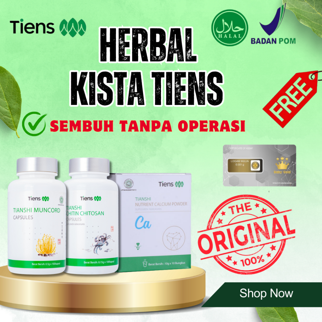 HERBAL CHINA KISTA TIENS - NUTRISI KISTA, ENDOMETROSIS, REPRODUKSI WANITA - TIENS CALSIUM 100% ORIGI