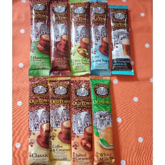 

PRODUCT TERKECE Old Town White Coffee Eceran ed CaramelHongkong milk teaHazelnutextra richclassicless sugarcreamercane sugar