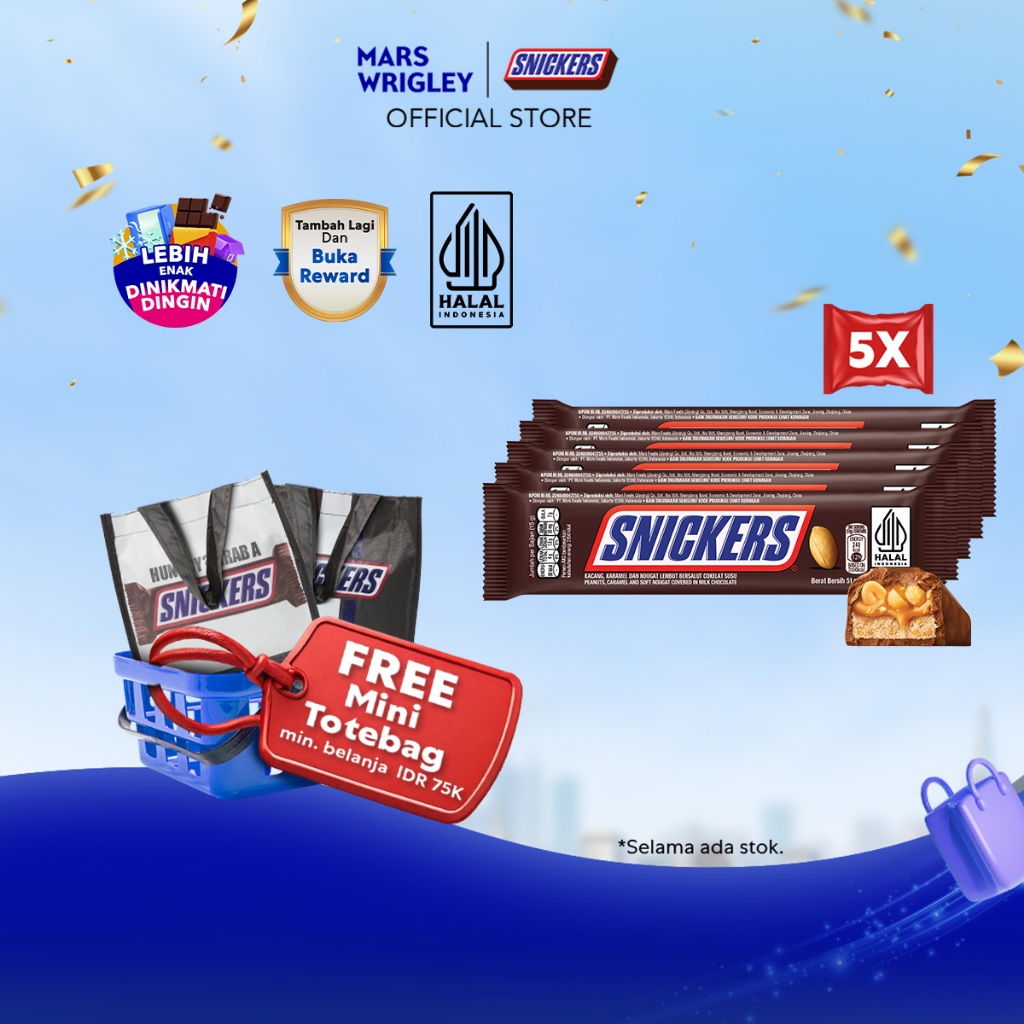 

SNICKERS Peanut Original 51gr X5