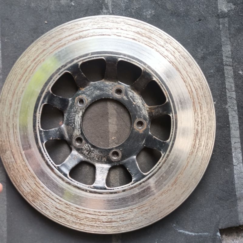 Disc cakram rem depan piringan Honda GL 100 Gl100 gl125 gl pro cdi asli lepasan motor