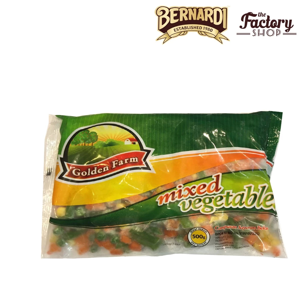 

Golden Farm Mixed Vegetable 500g (Citra Rasa)