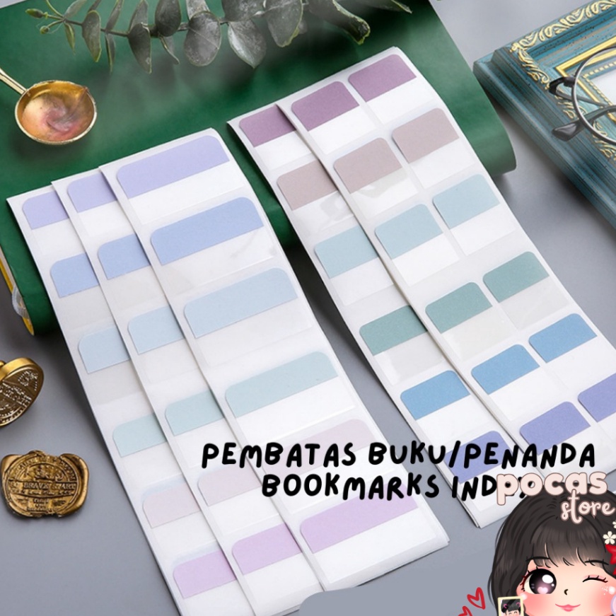 

HJ6 PS PEMBATAS BUKU PVC Lember Sticky Notes Memo Tempel Transparan Warna Warni Macaron Sticky Notes Index Tab Sticky Notes Pastel Pembatas Buku Stiker Penanda PACKING PCPACKINGPHOTOCARD