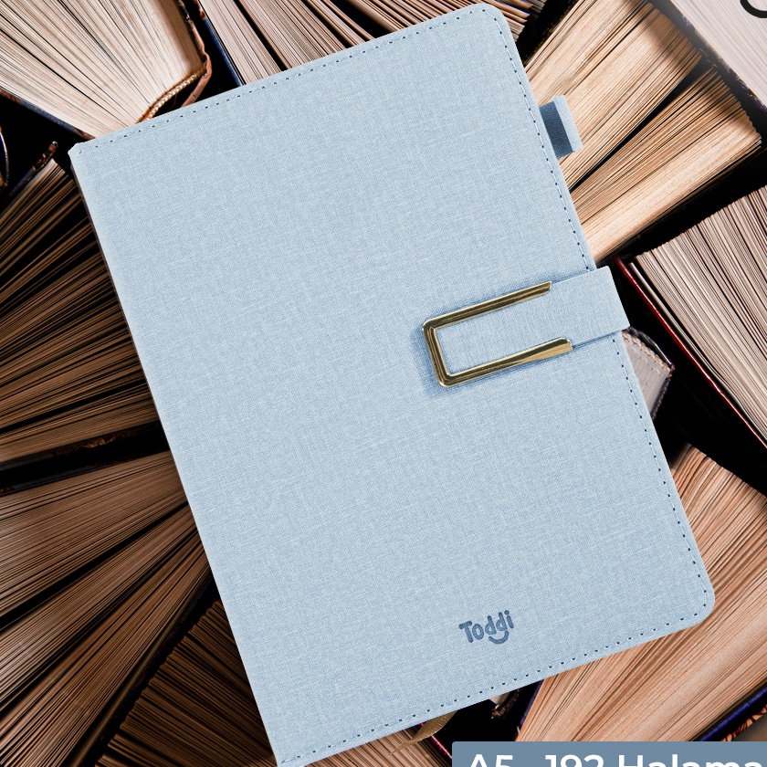

Cashback Toddi Buku Jurnal Hardcover Notebook Diary A5 72GSM 192 Halaman Magnet