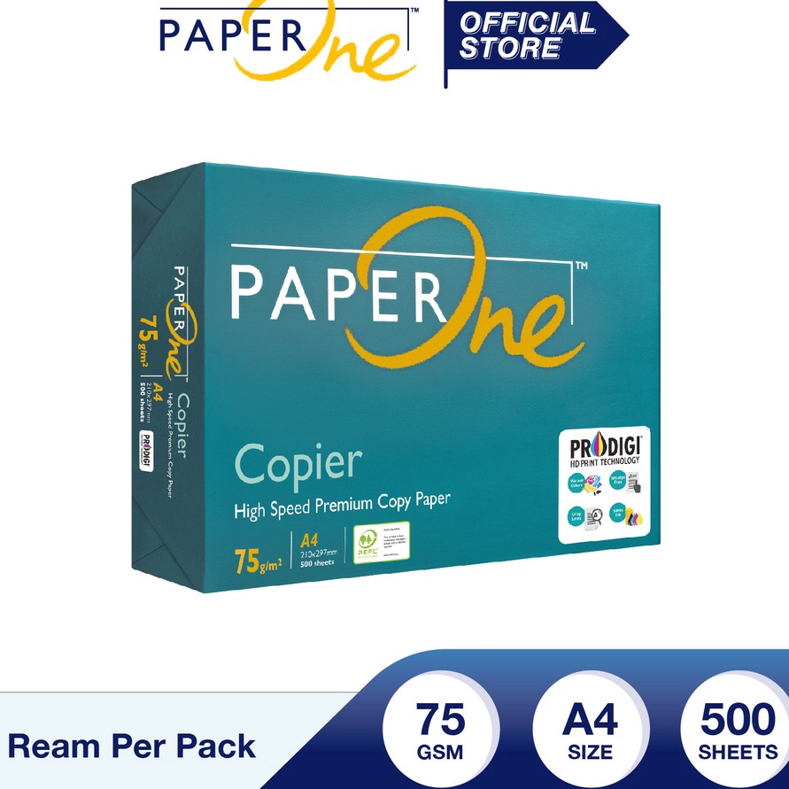 

Potongan PaperOne Kes A4 75gr Copier 1 Rim lembar Kes HVS A4 Kes Fotocopy