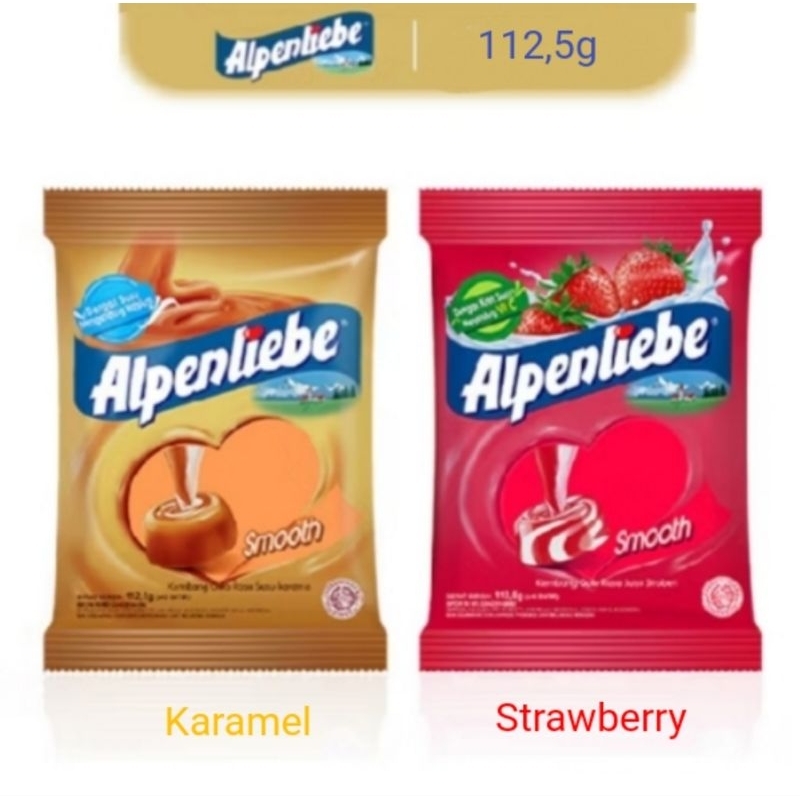 

Alpenliebe 112.5g (+/- 45 butir) 1 bks.