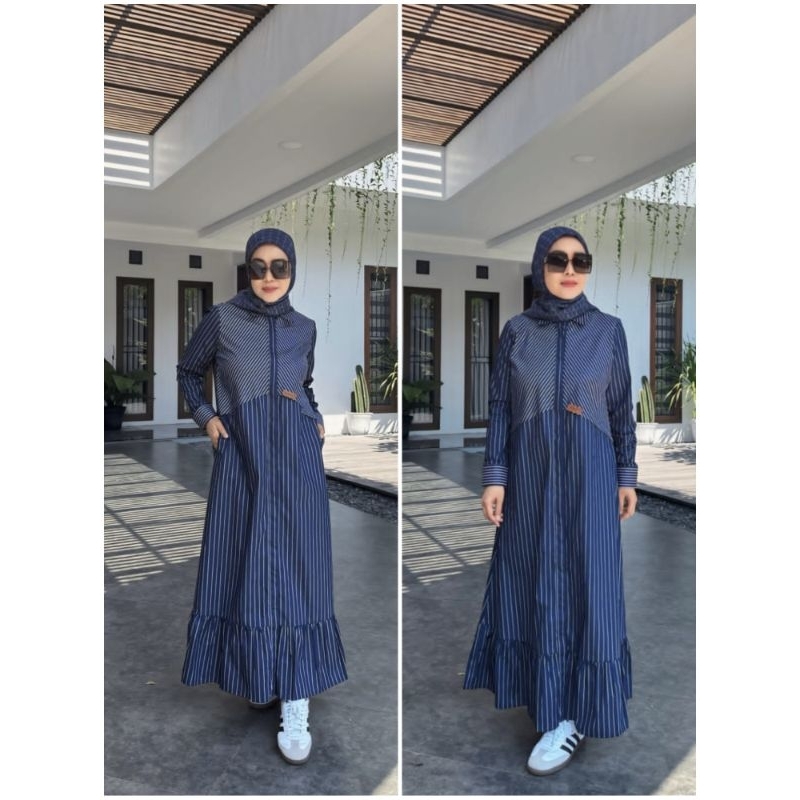 READY NEW KORINA MAUDY midi dress || Gamis korina terbaru || korina promo || baju korina sale