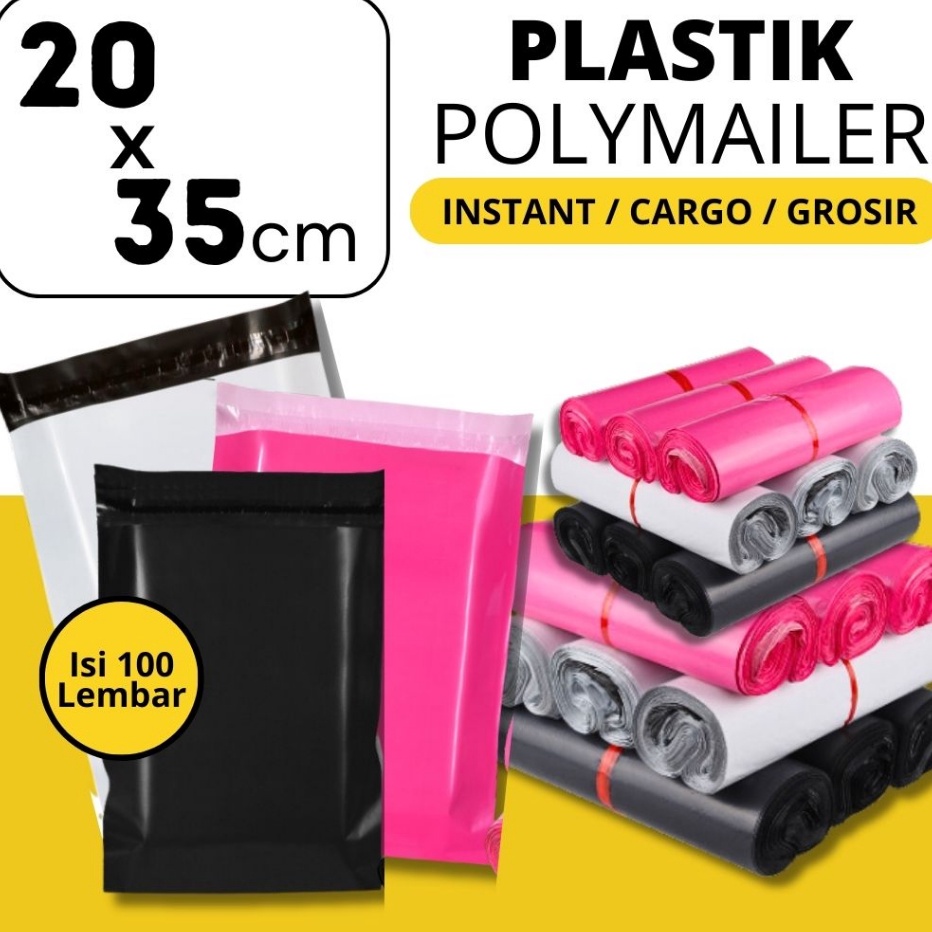 

Hemat 2x35 1 lembar PLASTIK ONLINE SHOP LEM POLYMAILER TEBAL GROSIR