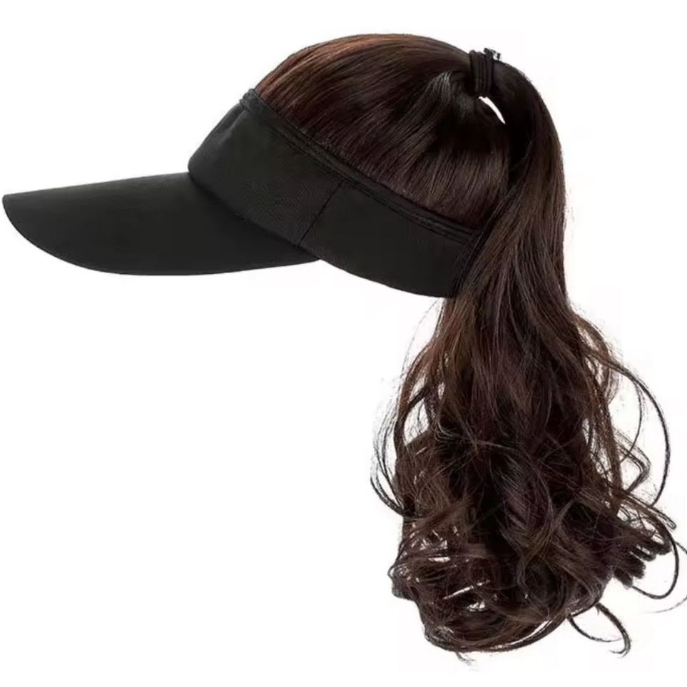 Garansi Pembayaran  Wig topi kuncir curly
