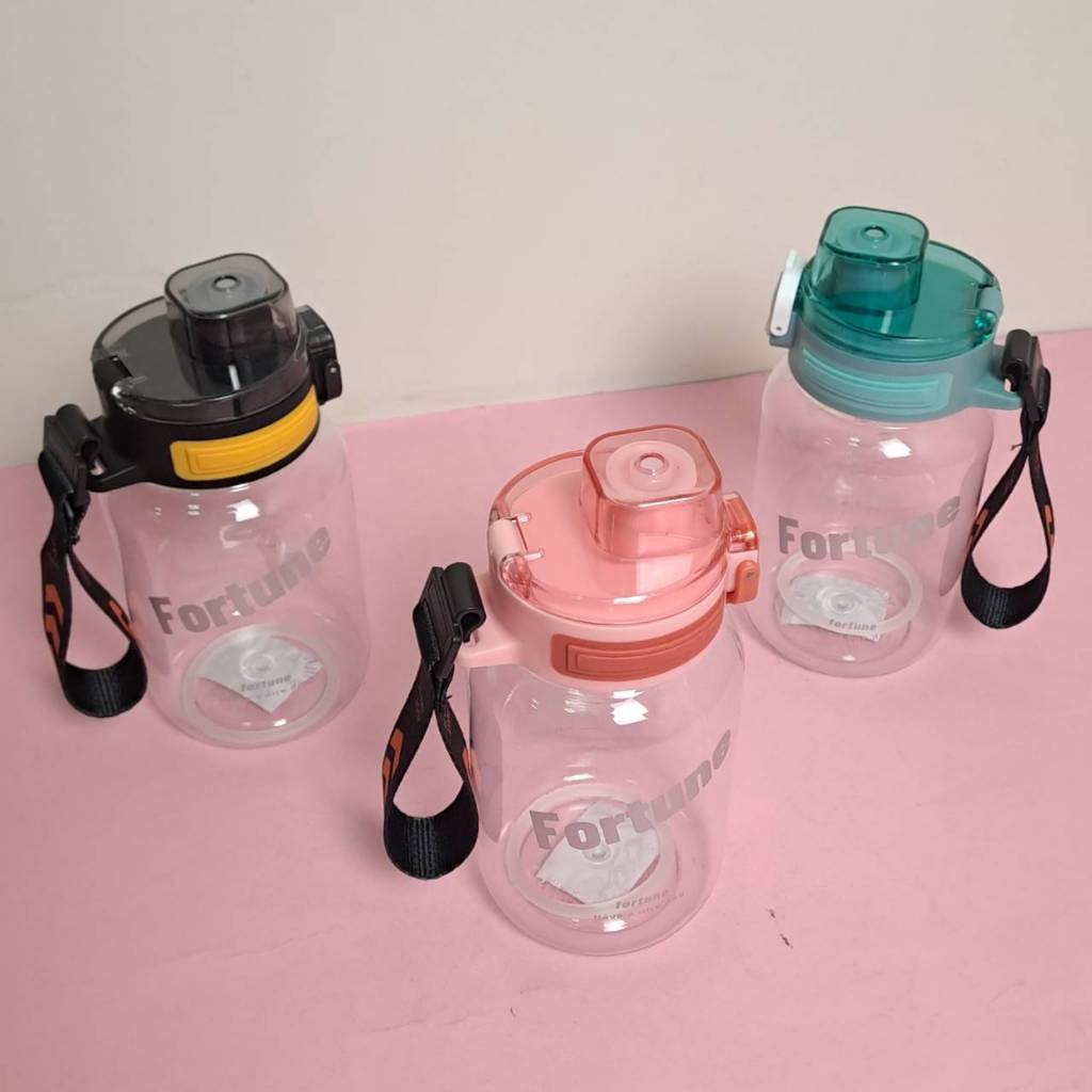 Botol Minum Tumbler Air Plastik Portable Sedotan BPA FREE 450 ml Lucu Aesthetic untuk Anak