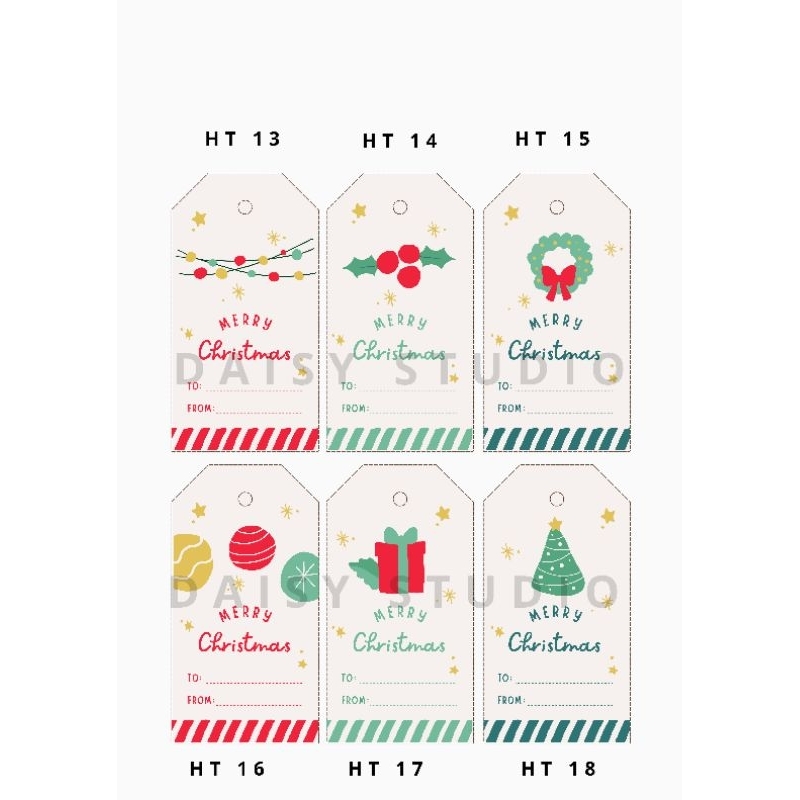 

HANGTAG CHRISTMAS EDITION