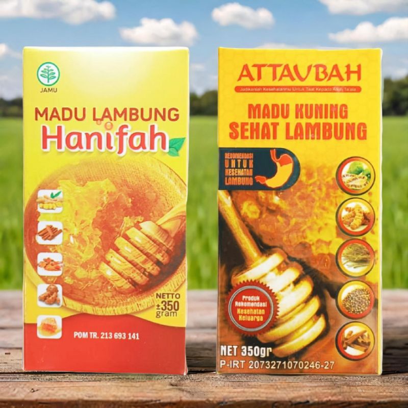 

Varian Madu Sehat Lambung HANIFAH Dan ATTAUBAH 350 gr