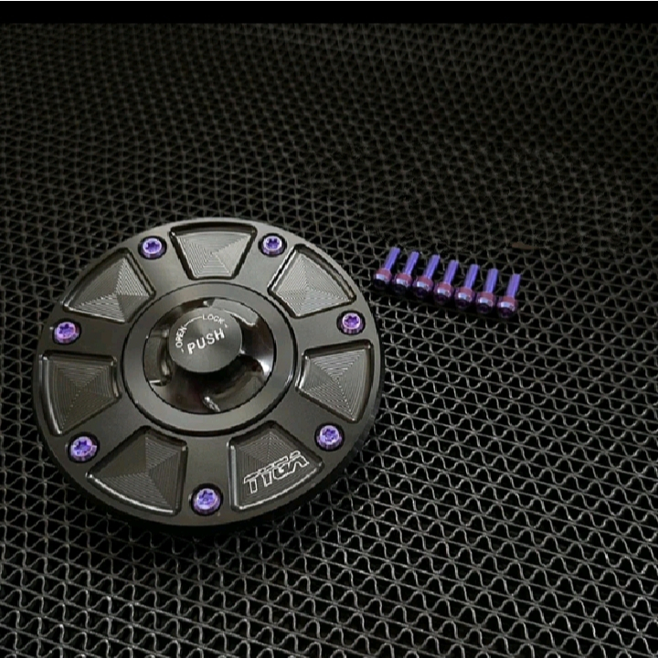 BAUT TITANIUM TUTUP TANGKI NINJA R SS ORIGINAL