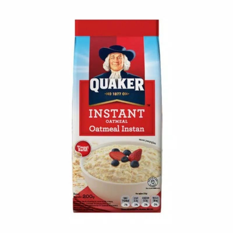 

Quaker Instant Oatmeal 200g
