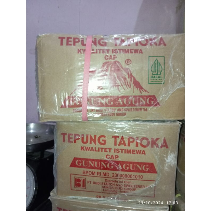 

SAGU GUNUNG AGUNG (1 DUS) 500 gram x 20 = 10kg