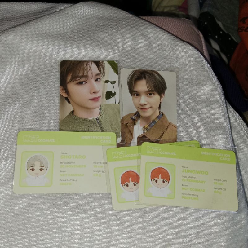 Trading Card Nct 2020 Ccomaz - Card Jungwoo, Shotaro, Selca Hendery, Sungchan