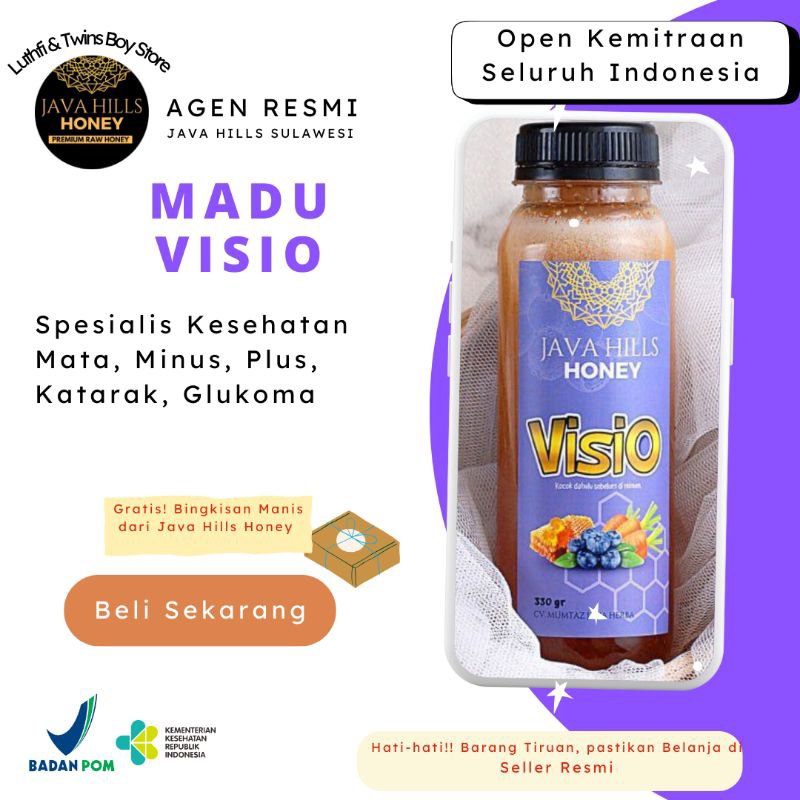 

(100% ASLI) Madu Visio by Java HILLS Honey MUMTAZ JAVA HERBA BOGOR HALAL