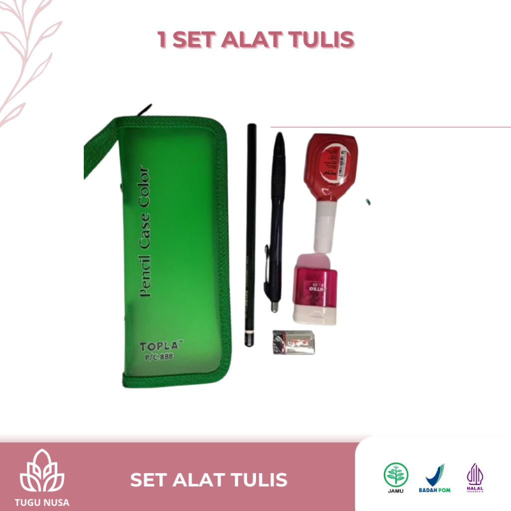 

Perlengkapan Alat Tulis 6 In 1 Paket Lengkap Murah Meriah